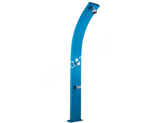 Душ солнечный AquaViva Spring 25л Light Blue, алюминиевый для бассейна