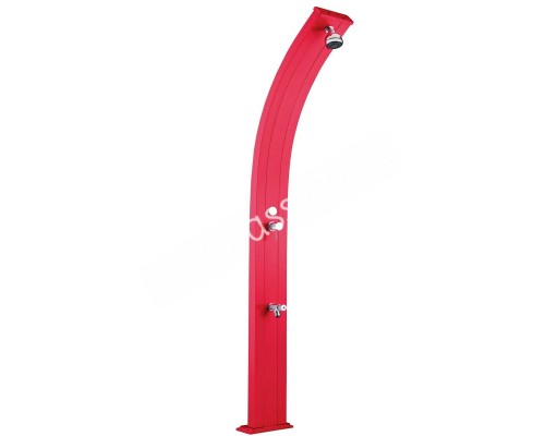 Душ солнечный AquaViva Spring 25л Cherry, алюминиевый для бассейна