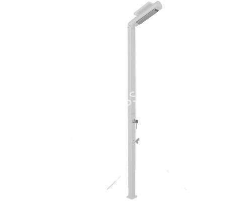 Душ уличный AquaViva Quick с LED подсветкой, White и мойкой для ног для бассейна Душ уличный AquaViva Quick с LED подсветкой, White и мойкой для ног для бассейна