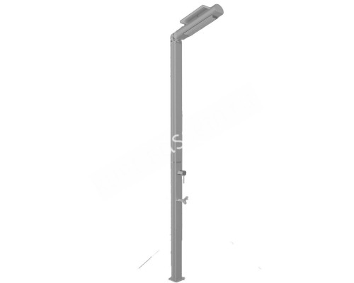 Душ уличный AquaViva Quick с LED подсветкой для бассейна и мойкой ног