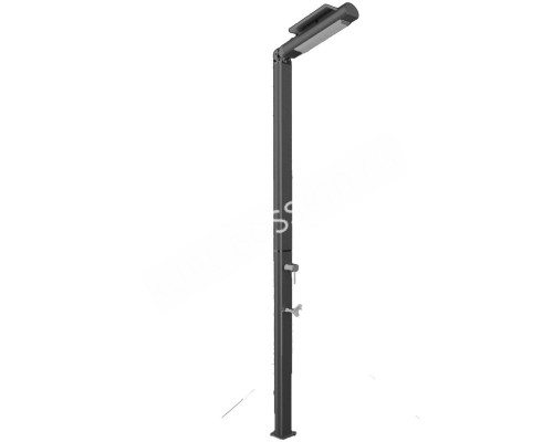 Душ уличный AquaViva Quick с LED подсветкой, Slate и мойкой для ног для бассейна