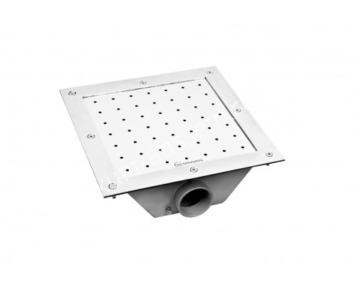 Плато аэромассажное квадратное 600х600 AISI304, лайнер Россия