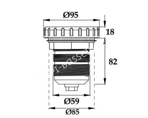 Прожектор светодиодный AquaViva HJ-FG-SS75-1.5, 6W NW для бассейна
