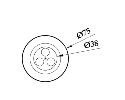 Прожектор светодиодный AquaViva HJ-FG-SS75-1.5, 6W NW для бассейна