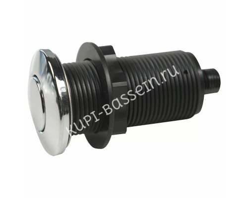 Кнопка пневмо 65мм, хромированная