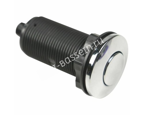 Кнопка пневмо 65мм, хромированная