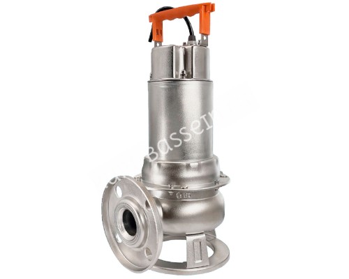 Дренажный насос AquaViva LX QWKF150(380V, 18m3/h*8m, 1,1kW) без поплавка,фланец
