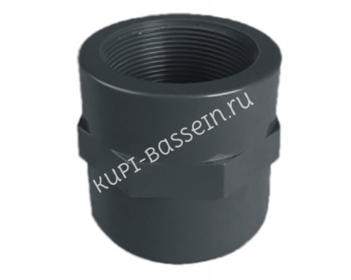 Переход ПВХ с ВР 1,0 МПа d_ 75х2 1/2 Переход ПВХ с ВР 1,0 МПа d_ 75х2 1/2