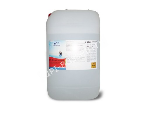 Уменьшитель уровня pH- 28 кг жидкий Chemoform для бассейна Уменьшитель уровня pH- 28 кг жидкий Chemoform для бассейна