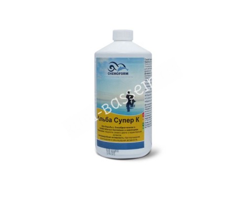 Альба супер К альгицид непенящийся 14% 1л. Chemoform Альба супер К альгицид непенящийся 14% 1л. Chemoform
