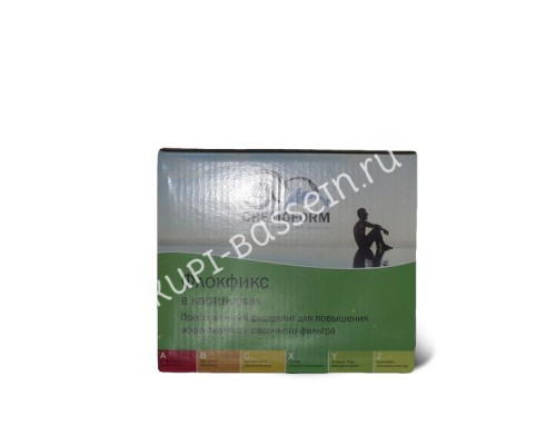 Флокфикс флокулянт в картриджах 8 х 125гр. 1кг Chemoform Флокфикс флокулянт в картриджах 8 х 125гр. 1кг Chemoform