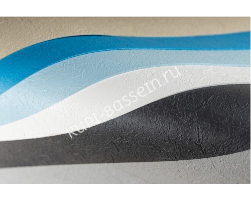 Пленка ПВХ 1,65х25,00м Alkorplan-Relief, Caribbean Green для бассейна