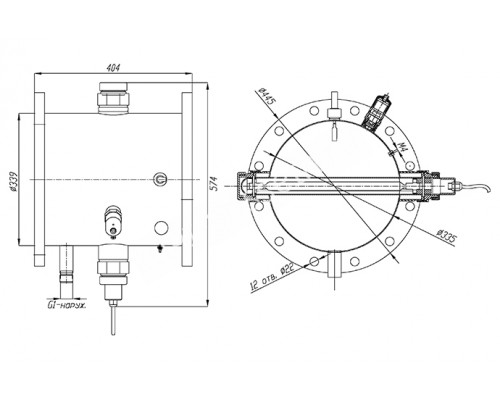 Ультрафиолетовая установка UVM-3000 для бассейна, 200 м3/ч, 3,0кВт