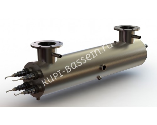 Ультрафиолетовая установка УФУ-150 для бассейна, 150 м3/ч, AISI-321