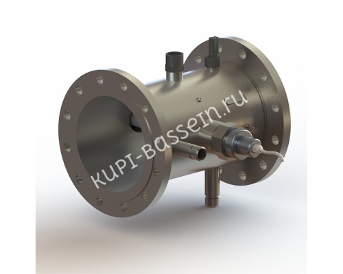 Ультрафиолетовая установка UVM-2400 для бассейна, 150 м3/ч, 2,4кВт, Ду200, AISI-316
