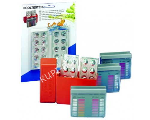 Тестер О2/рН, Poolitester Lovibond (комп.O2 -20шт.+Phenol Red-20шт.) Тестер О2/рН, Poolitester Lovibond (комп.O2 -20шт.+Phenol Red-20шт.)