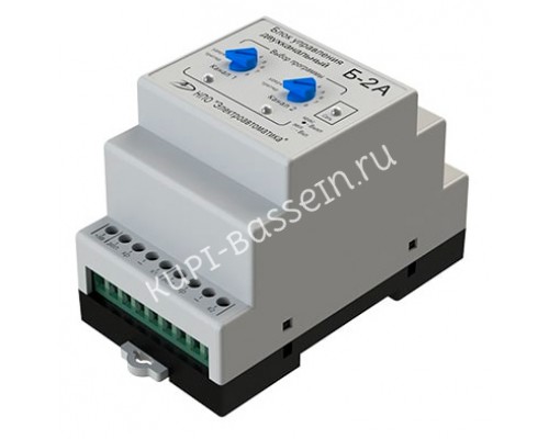 Блок управления для сенсорной пьезокнопки ВБз27R1SN-C-12T, 220B, 2 канала для бассейна Блок управления для сенсорной пьезокнопки ВБз27R1SN-C-12T, 220B, 2 канала для бассейна