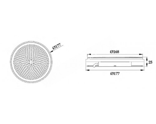 Лампа PS710, LED, белый холодный, PAR56-тонкая, 30 Вт для бассейна Лампа PS710, LED, белый холодный, PAR56-тонкая, 30 Вт для бассейна