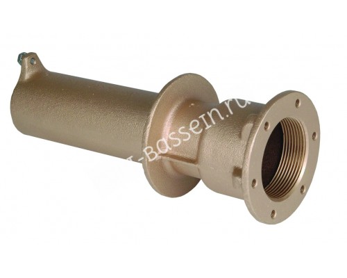 Стеновой проход дл.240 RG-бронза подкл. 2? (внутр)х2(внутр)(плитка)