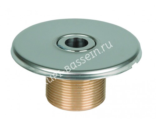 Форсунка стеновая O 100 (плитка) G2(наруж.)нерж. ст. AISI-316 и RG-бронза Форсунка стеновая O 100 (плитка) G2(наруж.)нерж. ст. AISI-316 и RG-бронза