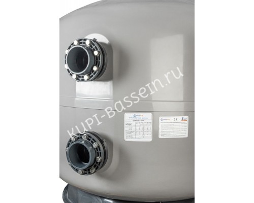 Фильтр AquaViva MS2000 (157m3/h, 2000mm, 5600kg, 140mm, 2,5Бар) для бассейна Фильтр AquaViva MS2000 (157m3/h, 2000mm, 5600kg, 140mm, 2,5Бар) для бассейна