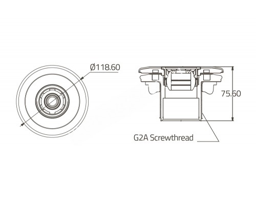 Форсунка возврата воды (универсал.) Emaux EM4414 88094812/91601224