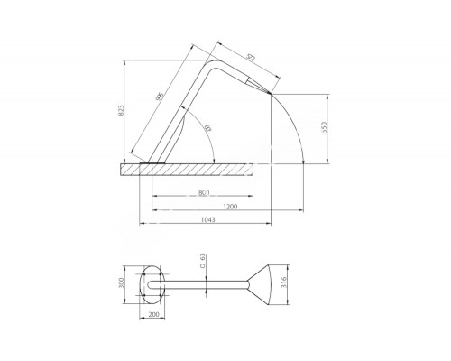 Водопад (полированный) Flexinox Cannon Jet Plana (87185022) для бассейна