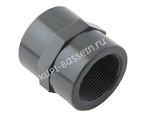 Муфта с внутр. резьбой д. 32-1" Coraplax (7305032) для бассейна Муфта с внутр. резьбой д. 32-1" Coraplax (7305032) для бассейна