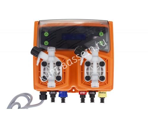 Автоматическая станция обработки воды Cl,pH Micromaster WDR01002F с перистальтич. насосами (в сборе)