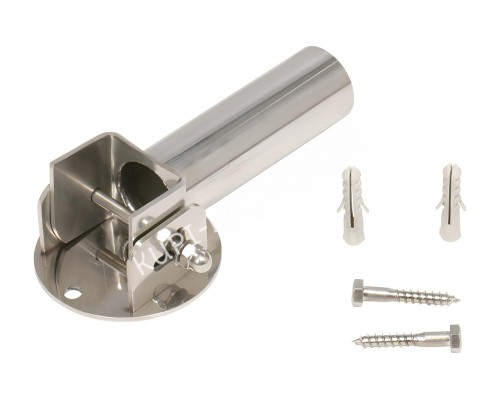 Адаптер откидной из нерж. ст. для установки лестниц на борт бассейна Flexinox (87100980) (компл.2шт)