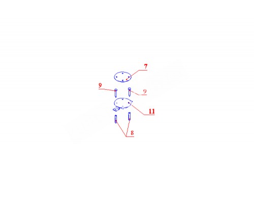 Лестница 4 ступени (ш.б.) Flexinox для бассейна SPECIAL OVERFLOW AISI-316