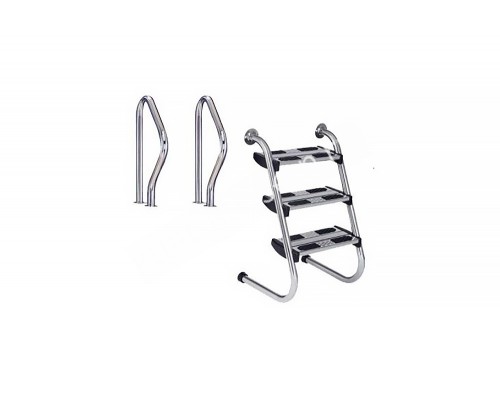 Лестница с поручнями 4 ступени Flexinox AISI-316 EASY ACCESS для бассейна Лестница с поручнями 4 ступени Flexinox AISI-316 EASY ACCESS для бассейна