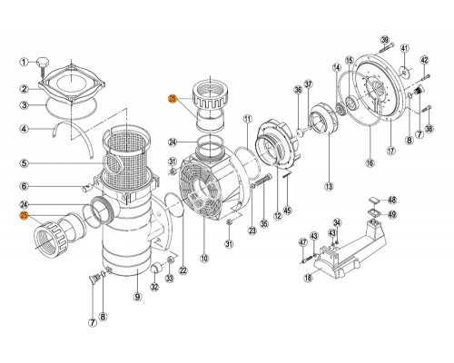 Насос 8,7кВт 230/400В Kripsol KAN-1010 Т1.В