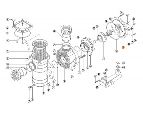 Насос 7кВт 400/700В Kripsol KAN-760 Т2.В