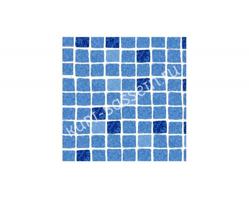 Пленка-мозаика для отделки бассейнов SUPRA blue mosaic 1123/01 Elbtal Plastics ш.1,65 2001177