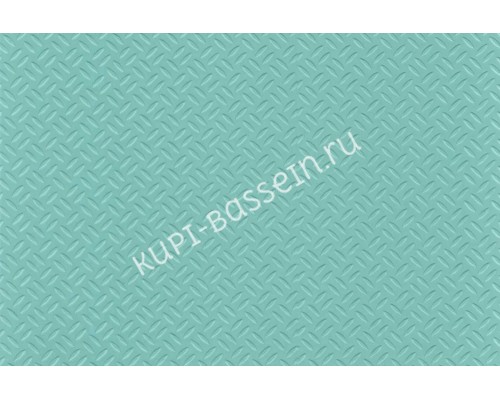 Пленка для отделки бас.бирюзовая ребр. CLASSIC non-slip turquoise 500 Elbtal Plastics ш.1,65 2000769