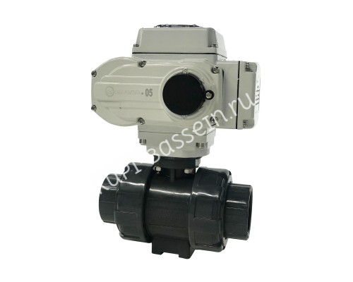 Кран шаровый Aquaviva с электроприводом PTFE/EPDM On-off type d32 AC24V