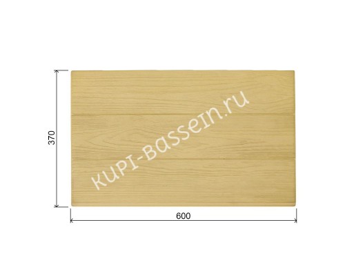 Копинговый камень AquaViva 600х370х70-40, Wood бежевый Копинговый камень AquaViva 600х370х70-40, Wood бежевый