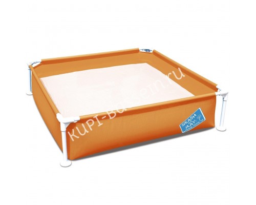 Детский каркасный бассейн Bestway 56217 (122х122х30.5 см) Orange