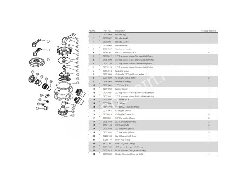 Фильтр Aquaviva V700(В) (20 м3/ч, D723) для бассейна