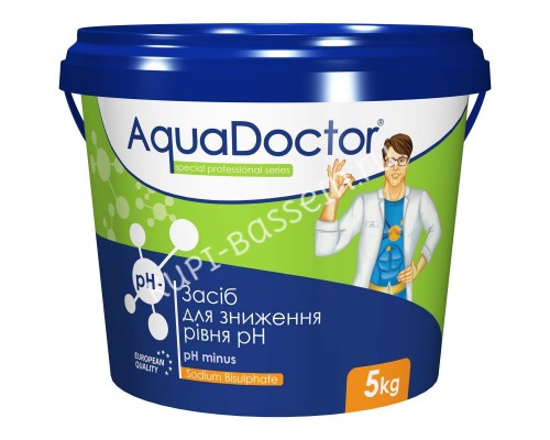 AquaDoctor pH Minus 5 кг для поддержания идеального баланса в бассейне