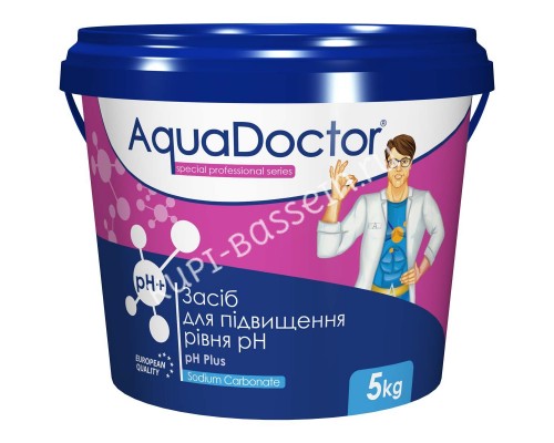 AquaDoctor pH Plus 5 кг для поддержания идеального баланса в бассейне