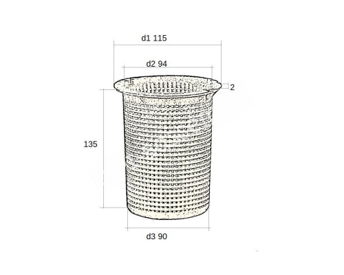 Корзинка префильтра Aquaviva SC 89021701