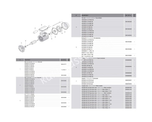 Насос Hayward HCP38301E KAP300 M.B (220В, 48 м3/ч, 3HP) для бассейна