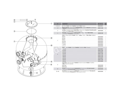 Фильтр Hayward Artic HCFA40752LVA Laminated (D1050) для бассейна