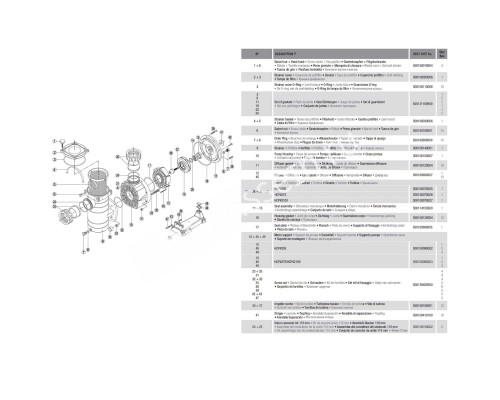 Насос Hayward HCP42753E KAL750T2 IE3 (380В, 90 м3/ч 7.5HP) для бассейна