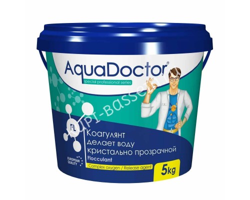 Коагулирующее средство в гранулах AquaDoctor FL 1 кг для бассейна