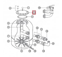 Крышка NCX12001 фильтра Hayward NC600SE2