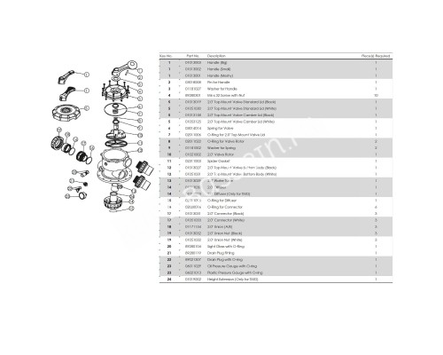 Фильтр Aquaviva V1000C (39.5 м3/ч, D1000) для бассейна