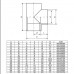 Тройник клеевой 90° EFFAST d110 мм (RDRTID1100)